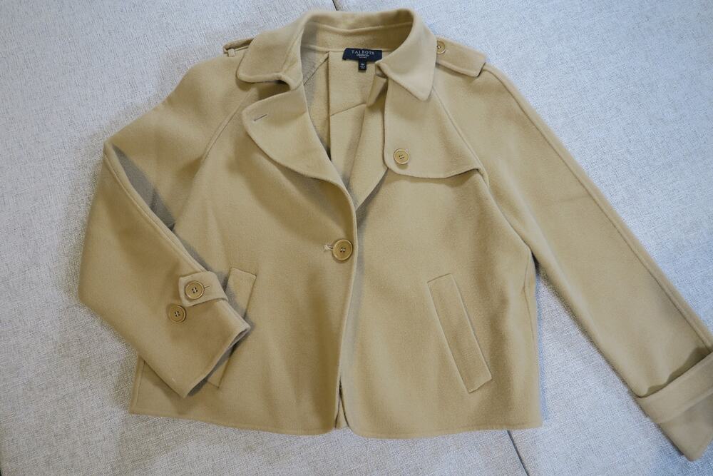 Talbots Camel Wool Coat